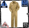Nomex Coveralls in Tan; HRC 1, 4.1 cal/cm2, and NFPA 2112 by Bulwark CNB2TN