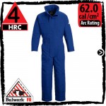 Nomex Coveralls in Royal Blue; HRC 4, 62.0 cal/cm2 by Bulwark CNN2RB