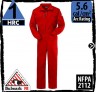 Nomex Coveralls in Red; HRC 1, 5.6 cal/cm2, and NFPA 2112 by Bulwark CNB6RD