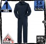 Nomex Coveralls in Navy; HRC 1, 5.6 cal/cm2, and NFPA 2112 by Bulwark CNB6NV