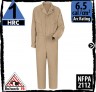 FR Coveralls These Synthetic Nomex FR Coveralls CMD4KH by Bulwark come in khaki and many other colors.The protection level is HRC 1. The arc rating is 6.5 cal/cm2.CMD4KH HRC 1, 6.5 cal/cm2 in khaki by Bulwark CMD4KH