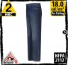 FR Jeans 100% Pre-Washed Cotton Denim HRC 2, 18.0 cal/cm2 in Sanded Denim by Bulwark PEJMSD