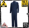 Flame Resistant Coveralls Synthetic Nomex CMD4KH HRC 2, 10.1 cal/cm2 in Navy by Bulwark CMD6NV