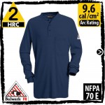 FR Shirts, FR T-shirts, FR Clothes, Flame Resistant Clothes Long-Sleeve 6.25 oz Navy SEL2NV