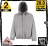 Flame Resistant Sweatshirt 13 oz Zip Front Hooded Cotton-Polyester SEH6GY