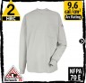 FR T-Shirts, FR Clothing, Long Sleeve 6.25 oz Grey SET2GY