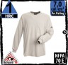 FR T-Shirt, FR Base Layer, FR Clothing, Long Sleeve 6.3 oz Grey SFT2GY