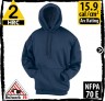 Flame Resistant Sweatshirt 11 oz Pullover Hooded Modacrylic Nomex Fleece, SMH2NV