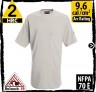 Flame Retardant T-shirts, Flame Resistant tagless T-shirts, FR Clothing Grey SET8GY