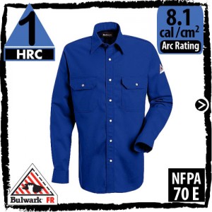 Flame retardant Shirts,Flame retardant Uniform Shirts, Flame retardant Clothes, 7 oz 100% cotton 7.7 cal, SES2RB
